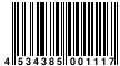 JAN:4534385001117
